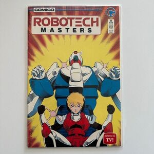 Comico Robotech Masters 11 Comic Book 1986 Vintage Anime Sci-Fi Mecha